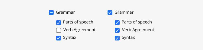 checkbox when to use