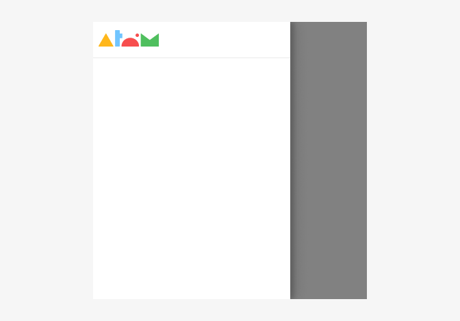 drawer overlay drawer overlay