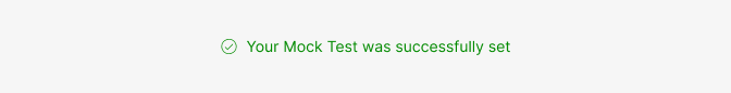 inline message success example