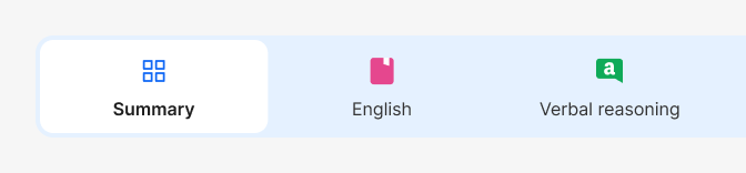 segmented control with icons